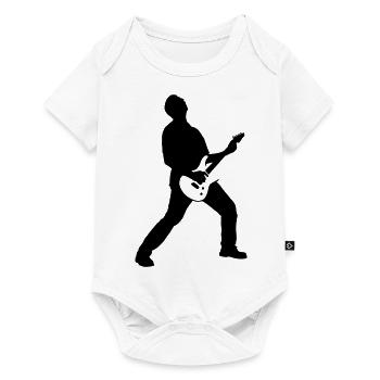 guitarrocker_032012_c_1c - Baby Premium short-sleeve bodysuit - white - Front