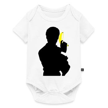 Agent BANANA - Body à manches courtes Premium Bébé - blanc - Devant