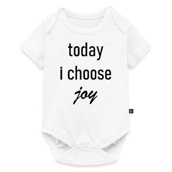 Today I Choose Joy graphic - Baby Premium short-sleeve bodysuit - white - Front