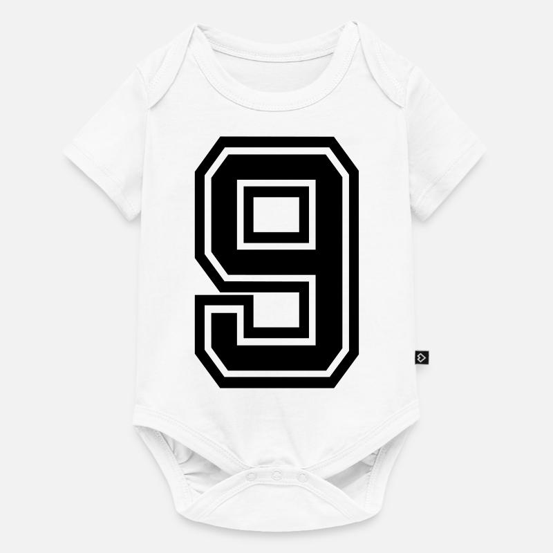9 - Baby Premium Kurzarmbody - Weiß