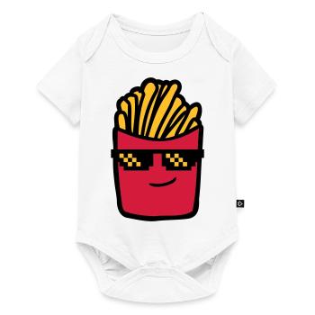 Frites Français fraîches - Body à manches courtes Premium Bébé - blanc - Devant