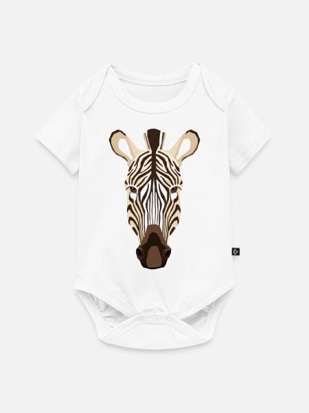 Wildtiere - Baby Premium Kurzarmbody - Weiß