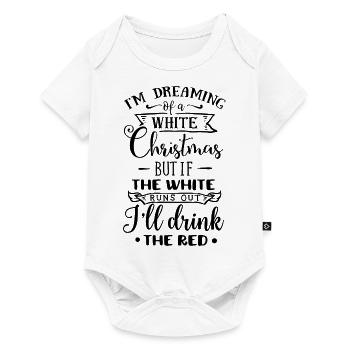 Im Dreaming of a White - Baby Premium Kurzarmbody - Weiß - Vorne