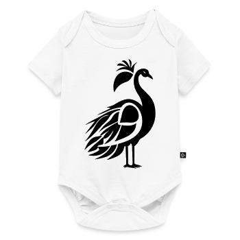 Petit paon - Body à manches courtes Premium Bébé - blanc - Devant