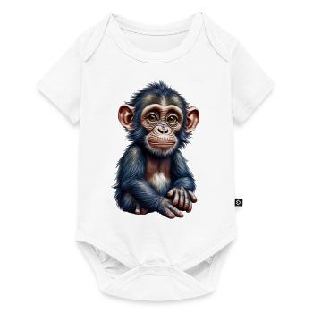 Monkey monkey - Baby Premium short-sleeve bodysuit - white - Front