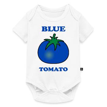 blue tomato funny motif with blue tomato - Baby Premium short-sleeve bodysuit - white - Front