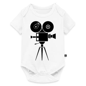 camera - Baby Premium short-sleeve bodysuit - white - Front