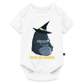 Halloween Gorilla 2 - Baby Premium short-sleeve bodysuit - white - Front