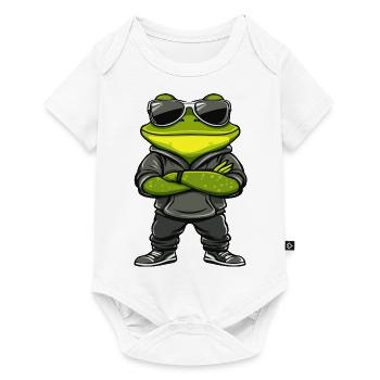 Frog Comic Cool - Baby Premium short-sleeve bodysuit - white - Front