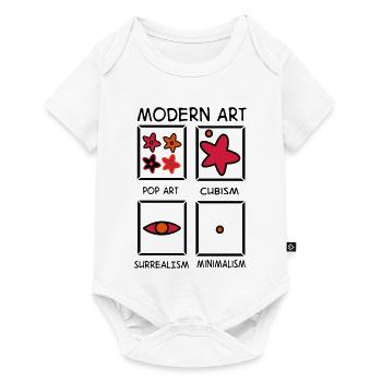 2541614 122757476 Art - Baby Premium short-sleeve bodysuit - white - Front