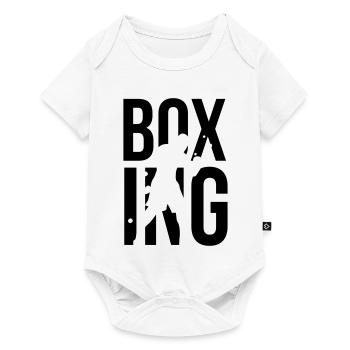 boxing boxen - Baby Premium Kurzarmbody - Weiß - Vorne