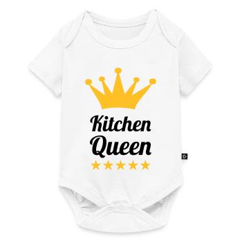 Kitchen Queen - Baby Premium short-sleeve bodysuit - white - Front
