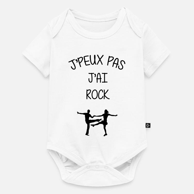 Rock Danse Danseur Danseuse Musique Music - Body à manches courtes Premium Bébé - blanc
