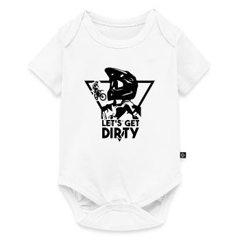 Moto cross - Body à manches courtes Premium Bébé - blanc - Devant