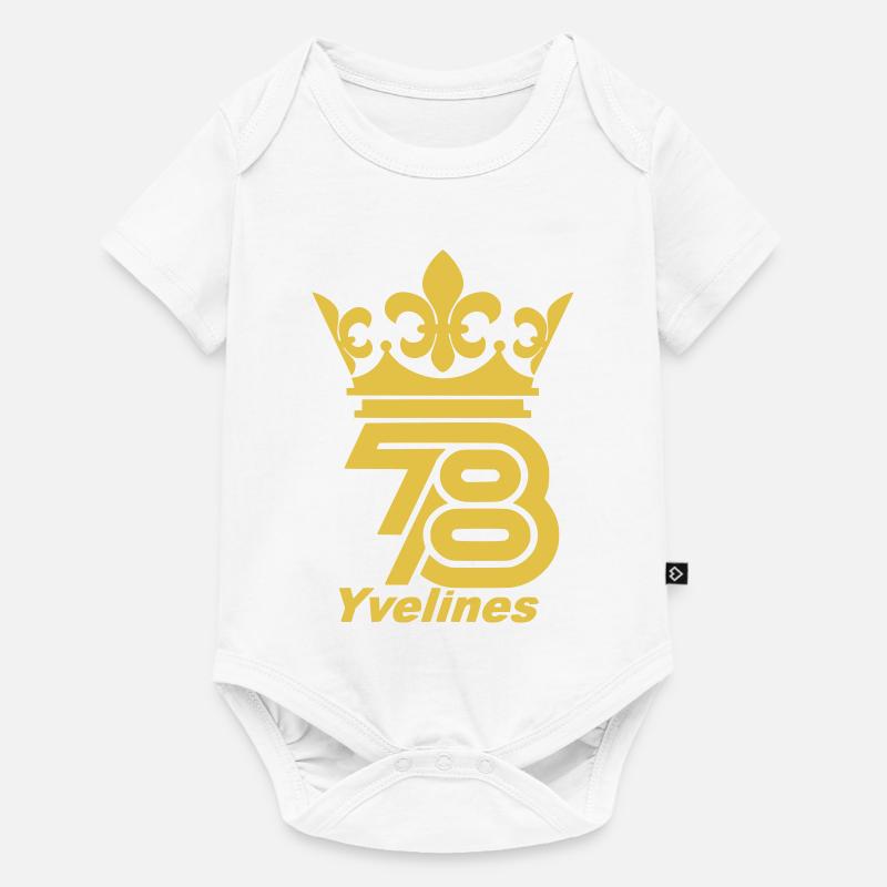 Yvelines - Body à manches courtes Premium Bébé - blanc