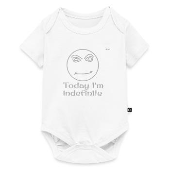 Indefinite emoticon - Baby Premium short-sleeve bodysuit - white - Front