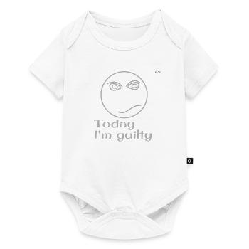 Guilty emoticon - Baby Premium short-sleeve bodysuit - white - Front