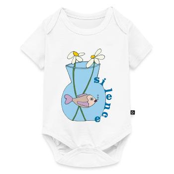 Fish in a jar - Baby Premium short-sleeve bodysuit - white - Front