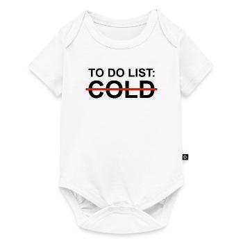 Liste de choses à faire Sarcasme froid - Body à manches courtes Premium Bébé - blanc - Devant