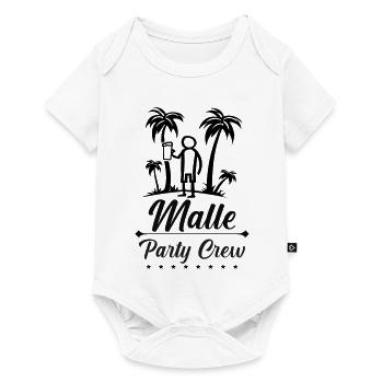 Malle Party Crew Design - Body à manches courtes Premium Bébé - blanc - Devant