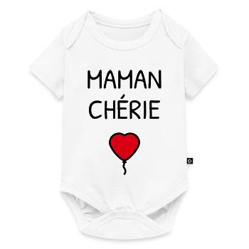 Maman Chérie - Mother's Day - Baby Premium short-sleeve bodysuit - white - Front