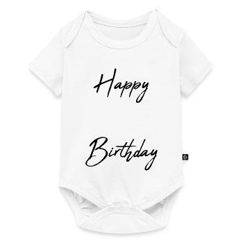 CHAPPY BIRTHDAY. HAPPY BIRTHDAY. BIRTHDAY - Baby Premium short-sleeve bodysuit - white - Front