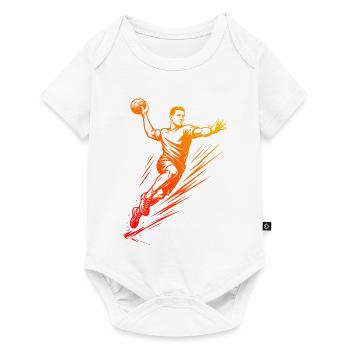 In a nutshell, men's handball - Baby Premium short-sleeve bodysuit - white - Front