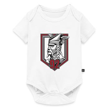 Official 92nd Infantry Regiment Badge 2025 - Baby Premium short-sleeve bodysuit - white - Front