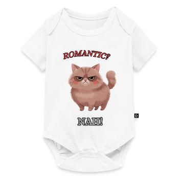 Die Null-Bock-Katze - Baby Premium Kurzarmbody - Weiß - Vorne