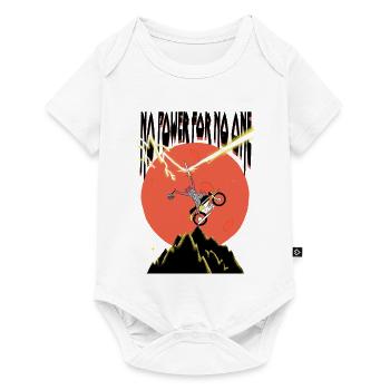 No_Power_for_no_one - Baby Premium Kurzarmbody - Weiß - Vorne