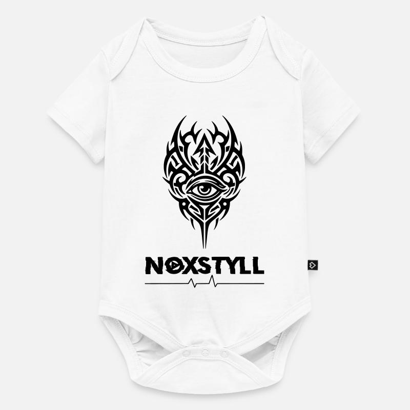 Noxstyll - Baby Premium Kurzarmbody - Weiß