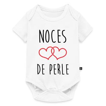 Pearl Wedding 30 Years - Baby Premium short-sleeve bodysuit - white - Front