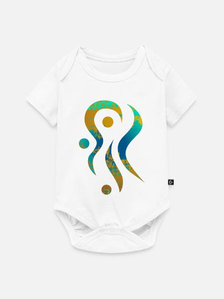 yoga-design_14 - Baby Premium Kurzarmbody - Weiß