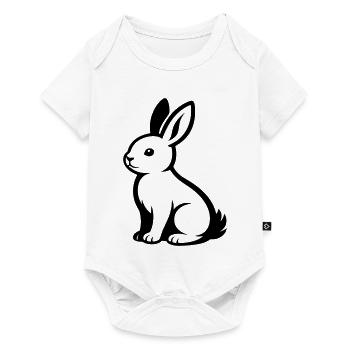 Hare - Baby Premium short-sleeve bodysuit - white - Front