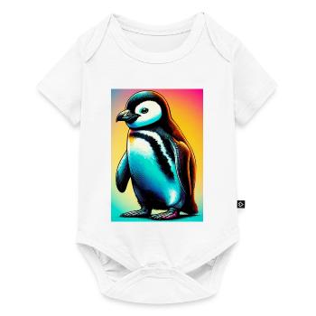 pingouin - Body à manches courtes Premium Bébé - blanc - Devant