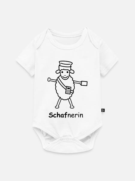 TIB_Schaf-nerin - Baby Premium Kurzarmbody - Weiß