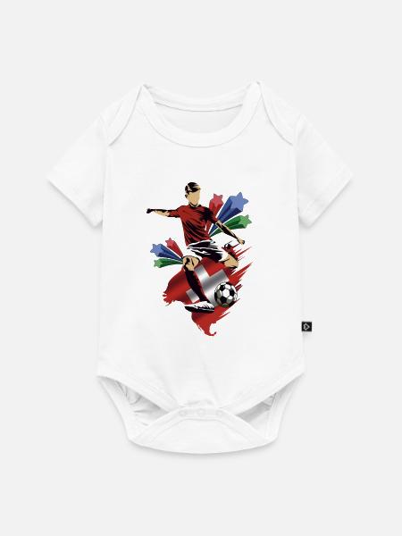 Schweiz - Schweizer - Flaggen - Baby Premium Kurzarmbody - Weiß