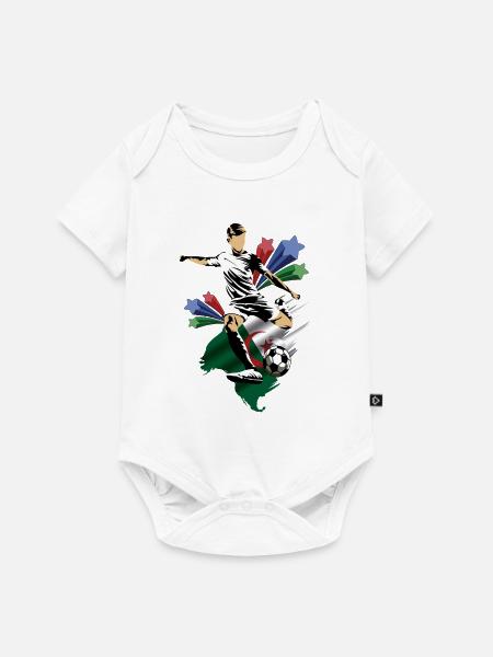 Argelia – Algerien – Flagge - Baby Premium Kurzarmbody - Weiß