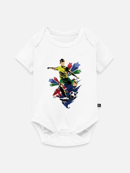 Australien – Australien – Flaggen - Baby Premium Kurzarmbody - Weiß