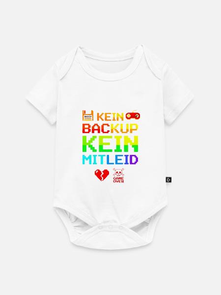 Kein Backup Kein Mitleid IT-Berater Admin - Baby Premium Kurzarmbody - Weiß