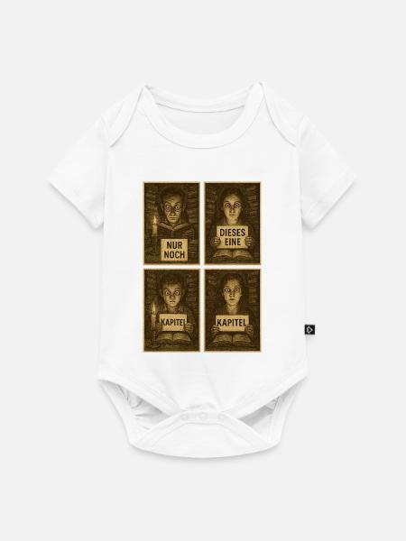 Nur Noch Dieses Eine Kapitel - Baby Premium Kurzarmbody - Weiß