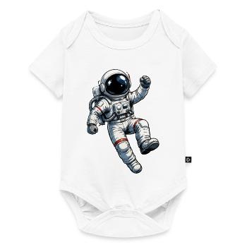Retro Astronaut Comic Print - Baby Premium short-sleeve bodysuit - white - Front