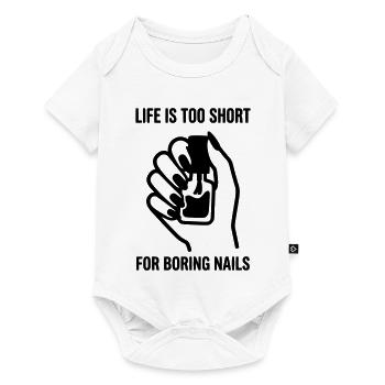 Fingernails Nail Nail Design - Baby Premium short-sleeve bodysuit - white - Front