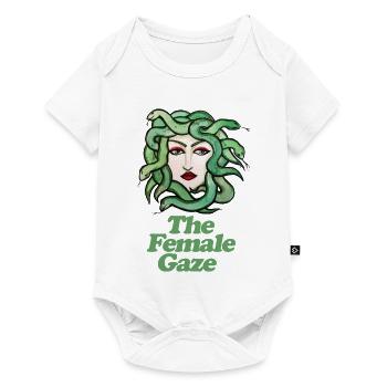 Le regard féminin - Body à manches courtes Premium Bébé - blanc - Devant