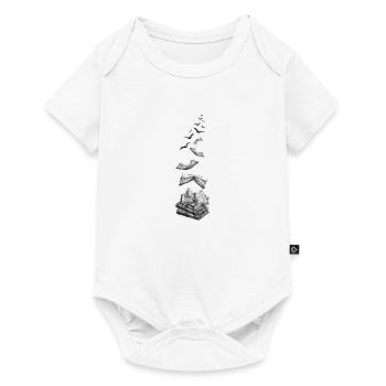 Read Book on Bird T-Shirt Books - Baby Premium short-sleeve bodysuit - white - Front