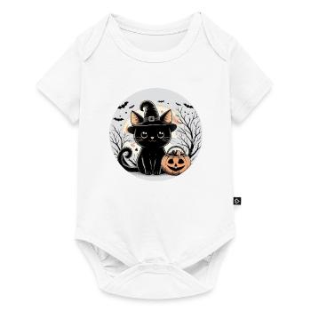 Witch Kitty halloween - Baby Premium short-sleeve bodysuit - white - Front