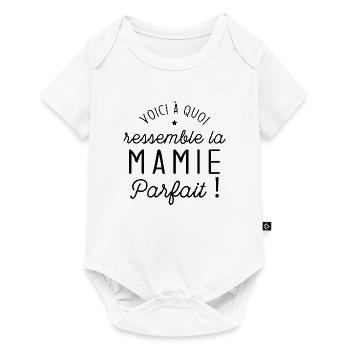 Voici à quoi ressemble une mamie parfaite - Body à manches courtes Premium Bébé - blanc - Devant