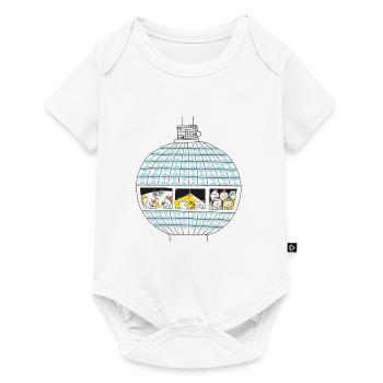 Berlin TV Tower | colored | little public - Baby Premium short-sleeve bodysuit - white - Front