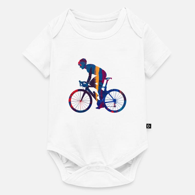 vélo - Body à manches courtes Premium Bébé - blanc