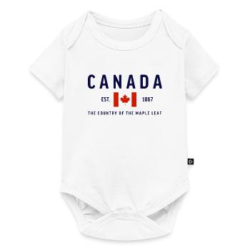 Canada Est 1867 Classic - Baby Premium short-sleeve bodysuit - white - Front
